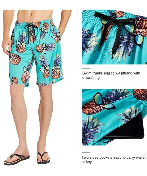 Board Shorts Mens Swim Trunks Quick Dry Casual Swimming Beach Surf Board Shorts Bathing Suits - Pets from Moana Hei Hei - CO1...