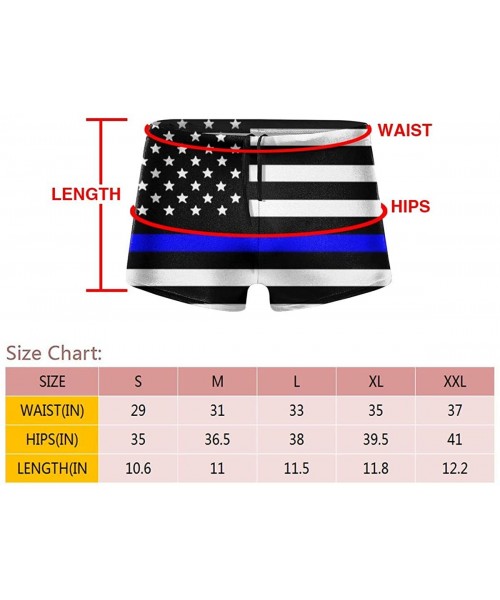 Briefs Men Boxer Swimwear-American Flag Square Leg Training Swimsuit Bikini Board ShortsUnderpants - American Flag3 - CN196EK...