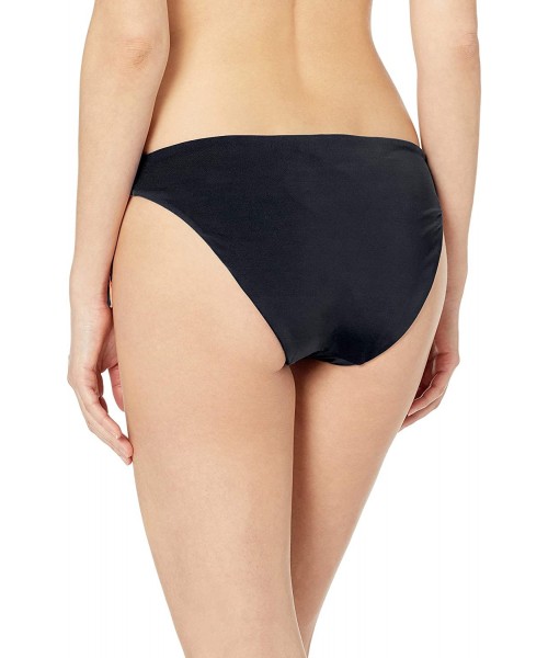 Bottoms Women's Side Tie Hipster Bikini Swimsuit Bottom - Black//Sonic Boom - C618KD0RU3U