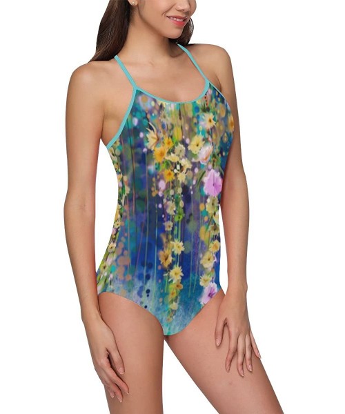 One-Pieces Unique Custom One Piece Swimsuit Swimwear Bathing Suit for Women Juniors (XS-3XL) - Multi 5 - CV18EL8G88N