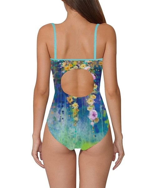 One-Pieces Unique Custom One Piece Swimsuit Swimwear Bathing Suit for Women Juniors (XS-3XL) - Multi 5 - CV18EL8G88N