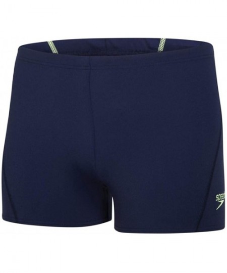 Racing Speedo International Endurance+ Square Leg Swimsuit - Navy/Bright Zest - C218OA49EI9