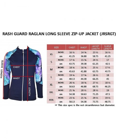 Rash Guards Women Plus Size UPF 50+ Front Zip Up Long Sleeve Top Rash Guard - Grey With Blue - CX12O47X5LG