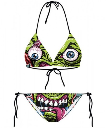 Sets Women's Sexy Bikini Set Swimsuits - Clown Goat - CW12DWFN7DD