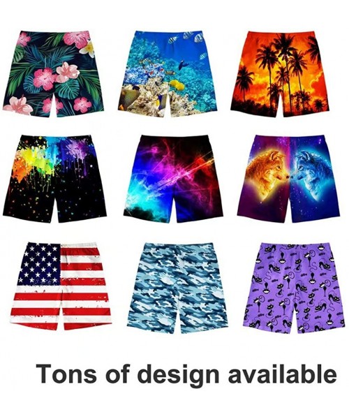 Board Shorts Breathable Summer Casual Stylish Board Shorts Mens Swimwear Easy to Exercise Comfortable Board Shorts-Size S-XXX...