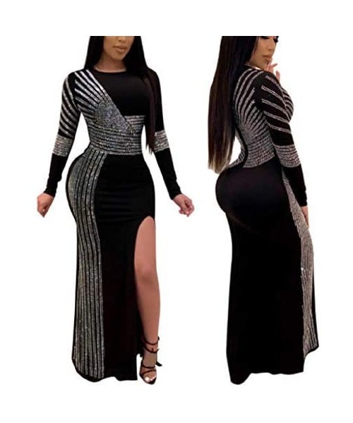 Cover-Ups Women's Sexy Three Pieces Skirt Sets Mesh See Through Beach Dress High Split Dresses Outfits - 8882-black - CU194N4...