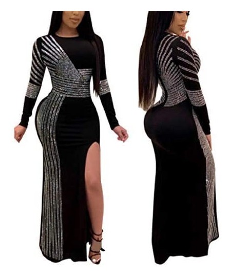 Cover-Ups Women's Sexy Three Pieces Skirt Sets Mesh See Through Beach Dress High Split Dresses Outfits - 8882-black - CU194N4...