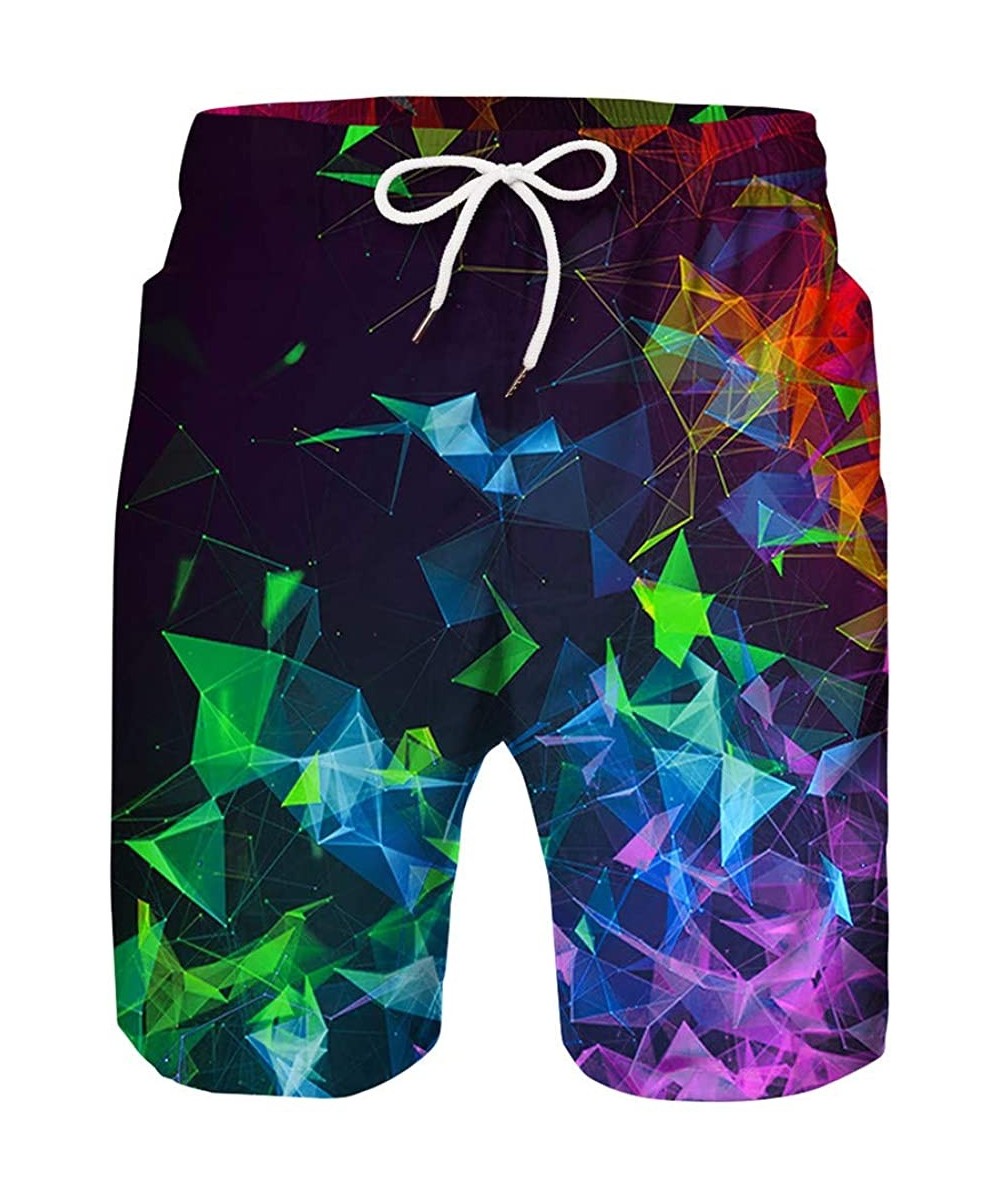 Board Shorts Mens 3D Printed Funny Swim Trunks Quick Dry Beachwear Sports Running Swim Board Shorts Swimwear Surfing Shorts -...