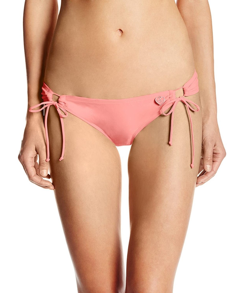 Bottoms Women's Smoothies Loop Surf Rider Tie-Side Bikini Bottom - Aurora - C011G9IL5F3