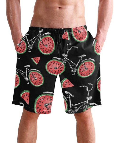 Trunks Fashion Mens Swim Trunks Cool Quick Dry Board Shorts Bathing Suit with Side Pockets - Multi16 - CH18RSAOQMI