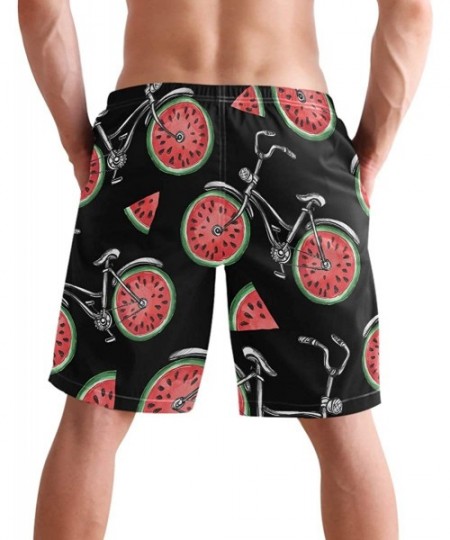 Trunks Fashion Mens Swim Trunks Cool Quick Dry Board Shorts Bathing Suit with Side Pockets - Multi16 - CH18RSAOQMI