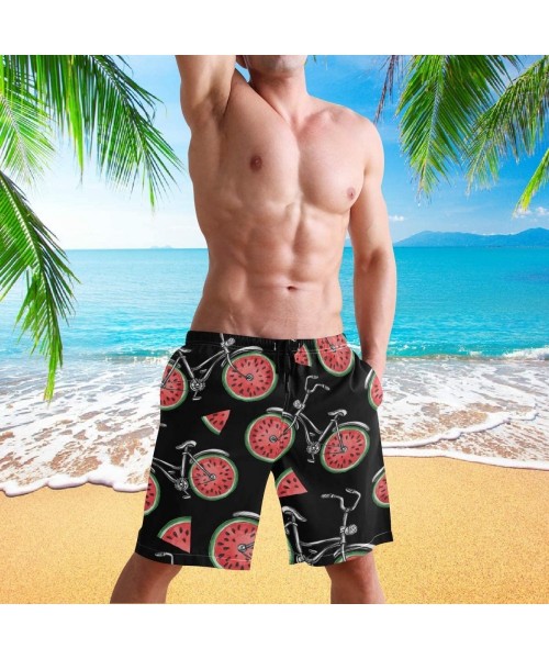 Trunks Fashion Mens Swim Trunks Cool Quick Dry Board Shorts Bathing Suit with Side Pockets - Multi16 - CH18RSAOQMI