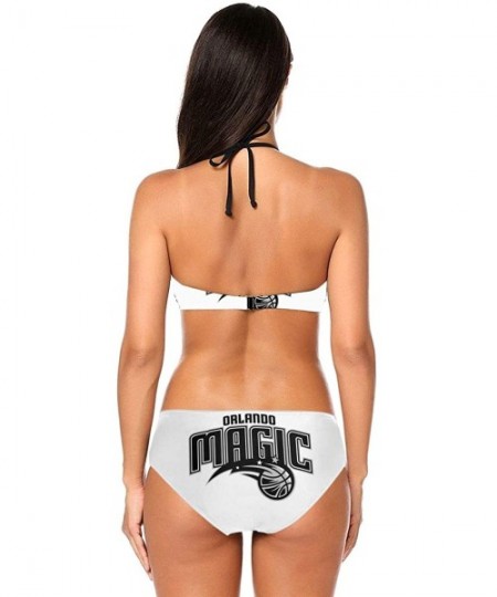 Sets Los-Angeles-Lakers Women's Sling- Sexy Backless Swimsuit Two Piece Bikini Set - Black20 - CH1972SYWEY