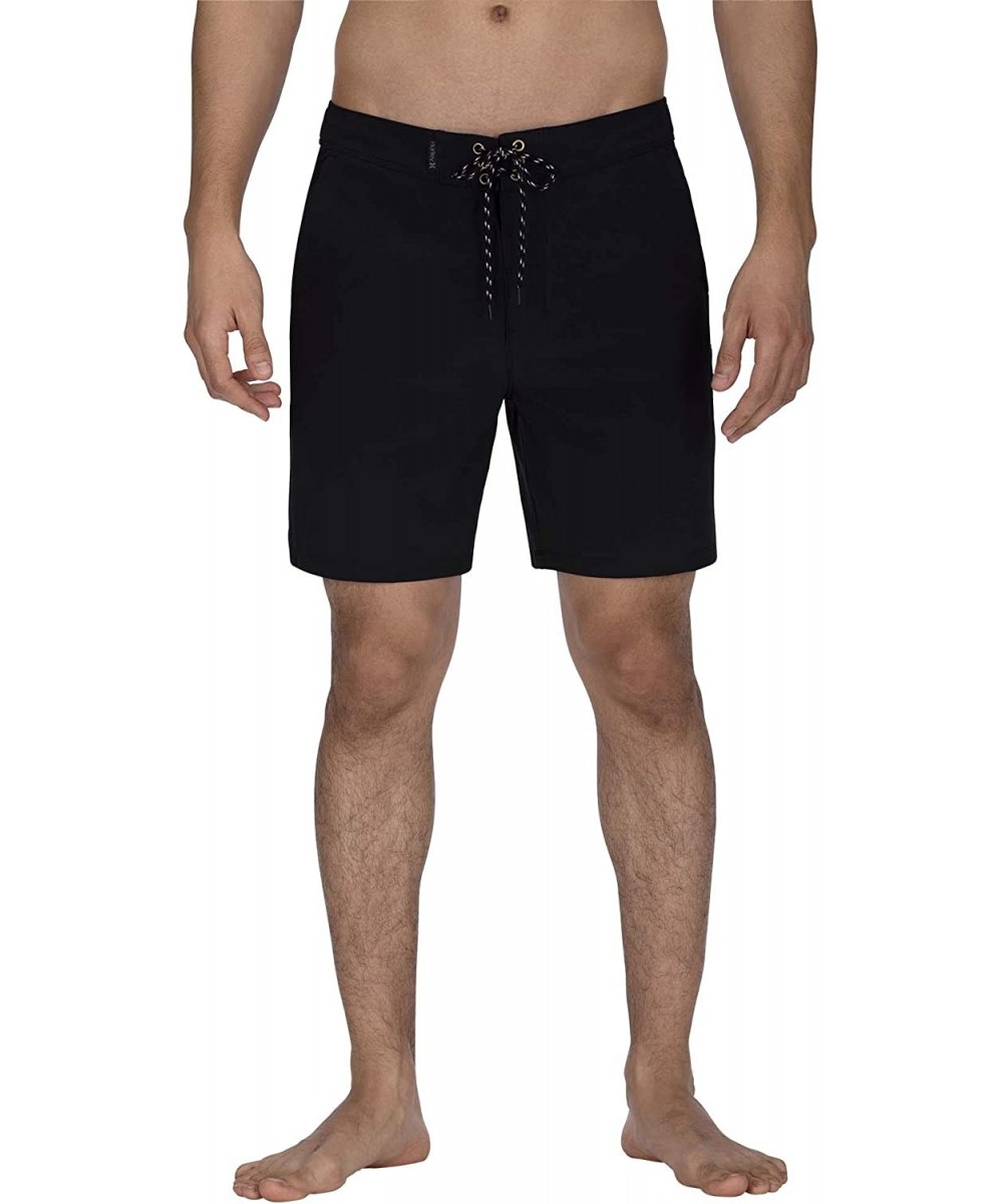 Board Shorts Men's Phntm Pierbowl Beachside 18" Boardshort - Black - CK18L8YUEAH