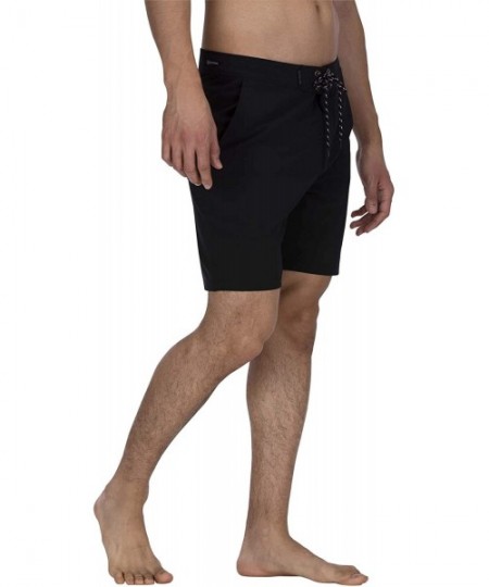 Board Shorts Men's Phntm Pierbowl Beachside 18" Boardshort - Black - CK18L8YUEAH