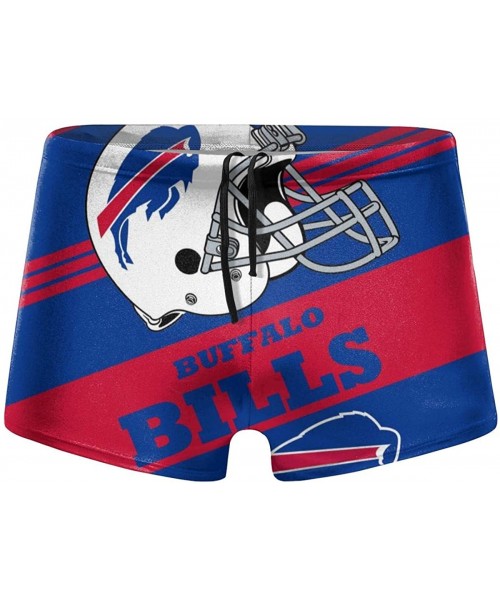 Briefs Men's Swim Underwear Kansas City Chi-efs Square Leg Boxer Brief Swimsuit Swimwear Trunks - Buffalo Bills - CT194R0YZIX