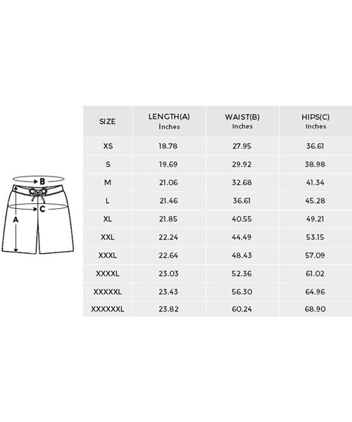 Board Shorts Men's Printed Board Shorts Loose Fit Quick Dry No Mesh Lining - Design 4 - C118R7CHLM0