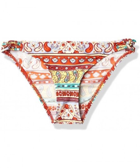 Tankinis Women's Mila Mid Rise Bikini Bottom Swimsuit - Bangalow Paisley - C312N8PX1TQ