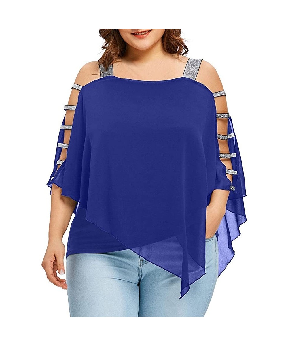 Rash Guards Casual Tops- Women Plus Size Empire Waist Raglan Sleeve Shirt Blouse Tunic Tops Tee - Gray2 - CR18T0RWSX2