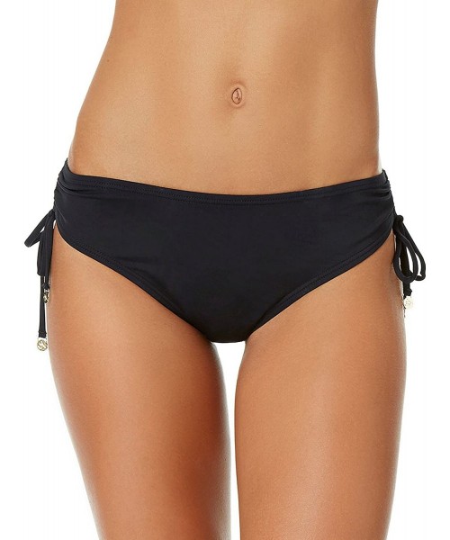 Tankinis Alex Side Tie Bottoms - Black - C012O54HB2T