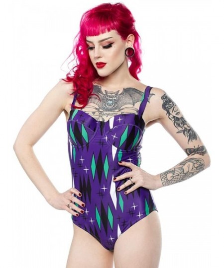 One-Pieces Haunted Diamonds One Piece Swimsuit - CD18U47WGLA