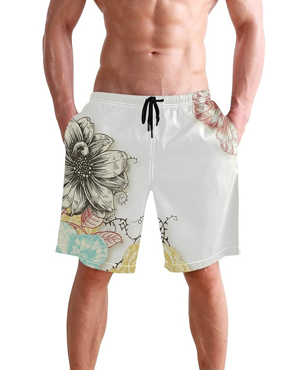 Board Shorts Abstract Butterfly Popular Men's Swim Trunks Beach Shorts Boardshort 2030294 - 2030300 - CJ18UHKLGN4