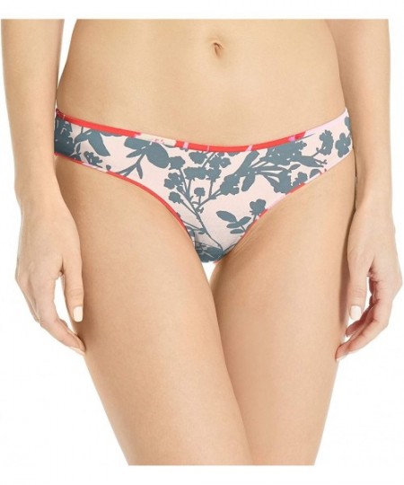 Bottoms Women's Cheeky Coverage Bikini Bottom - Spirits Red Floral - CD18YH8KZ6Z