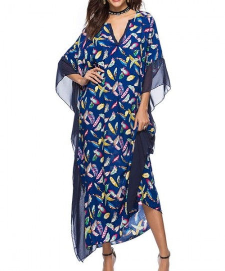 Cover-Ups Kaftan Dresses for Women Plus Size Maxi Dress Long Beach Cover Up Tunic - L27851 - CA198DIA9MD