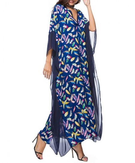 Cover-Ups Kaftan Dresses for Women Plus Size Maxi Dress Long Beach Cover Up Tunic - L27851 - CA198DIA9MD