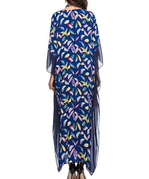 Cover-Ups Kaftan Dresses for Women Plus Size Maxi Dress Long Beach Cover Up Tunic - L27851 - CA198DIA9MD