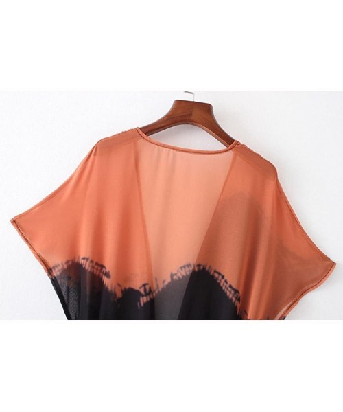 Cover-Ups Women Coverup- Summer Chiffon Shawl Kimono Cardigan Beach Cover up - CV182LTERYS