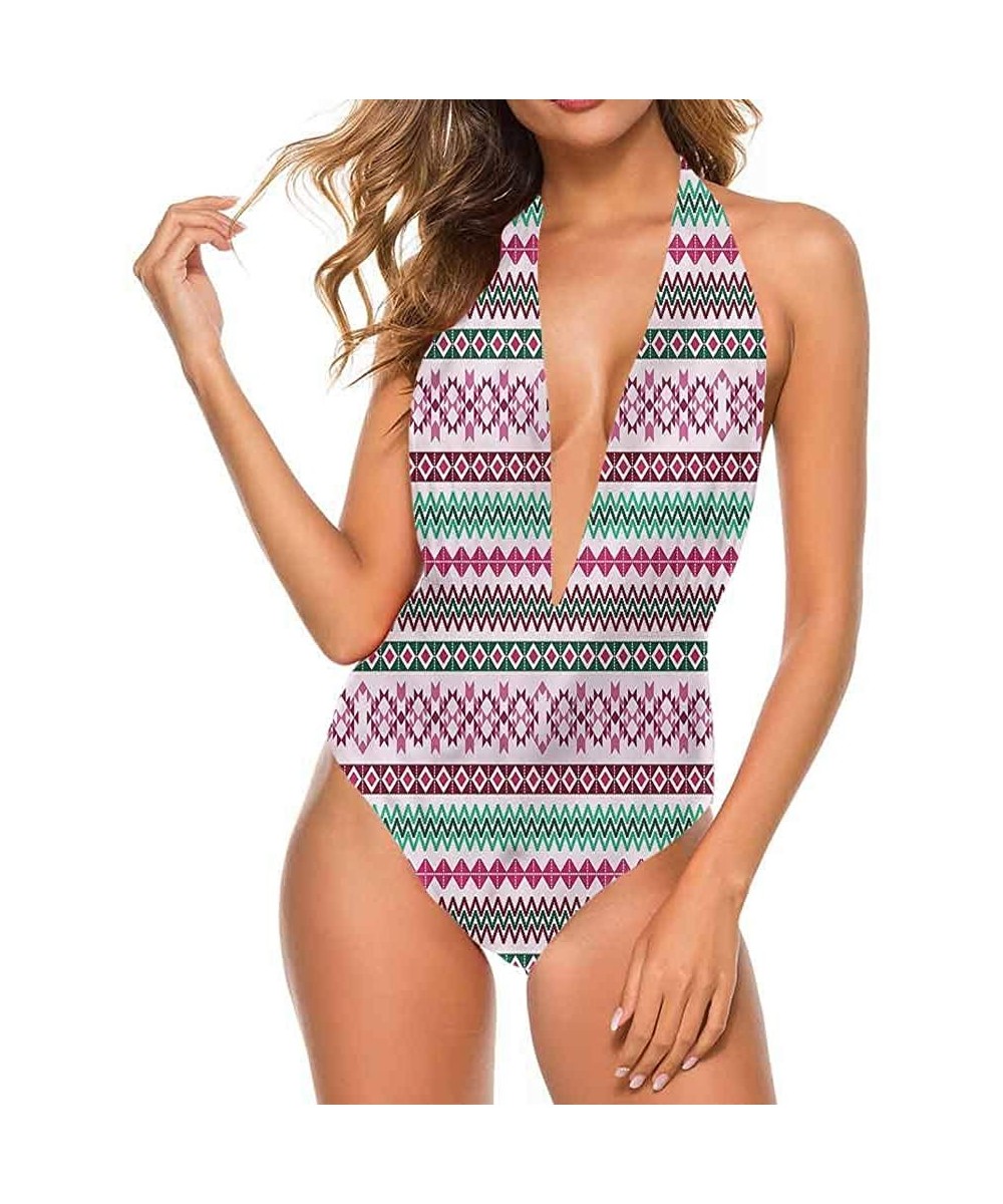 Cover-Ups Beach Swimwear Bathing Suit- Hippie Ombre Boho Complexion - Multi 13 - C719CAOZCH3