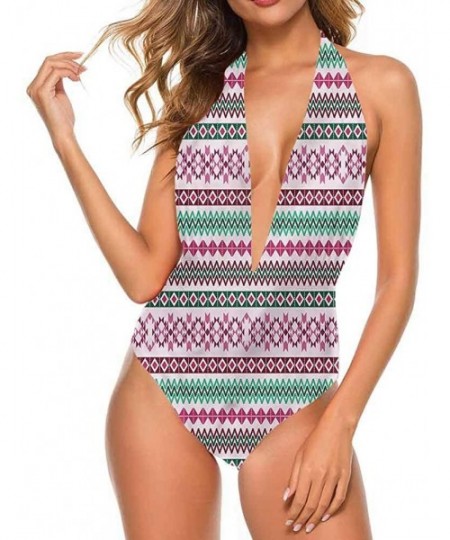 Cover-Ups Beach Swimwear Bathing Suit- Hippie Ombre Boho Complexion - Multi 13 - C719CAOZCH3