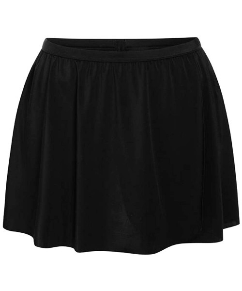 Tankinis Women's Florida Swim Skirt - Black - CI18Z6AXUM7