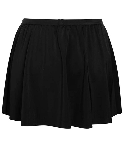 Tankinis Women's Florida Swim Skirt - Black - CI18Z6AXUM7