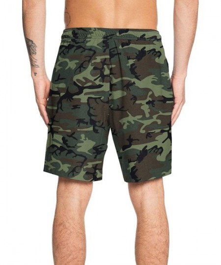 Board Shorts Men's Swim Trunks Board Shorts Quick Dry Swim Shorts with Pockets Bathing Suit for Men - Camo - CO19D65TNGU