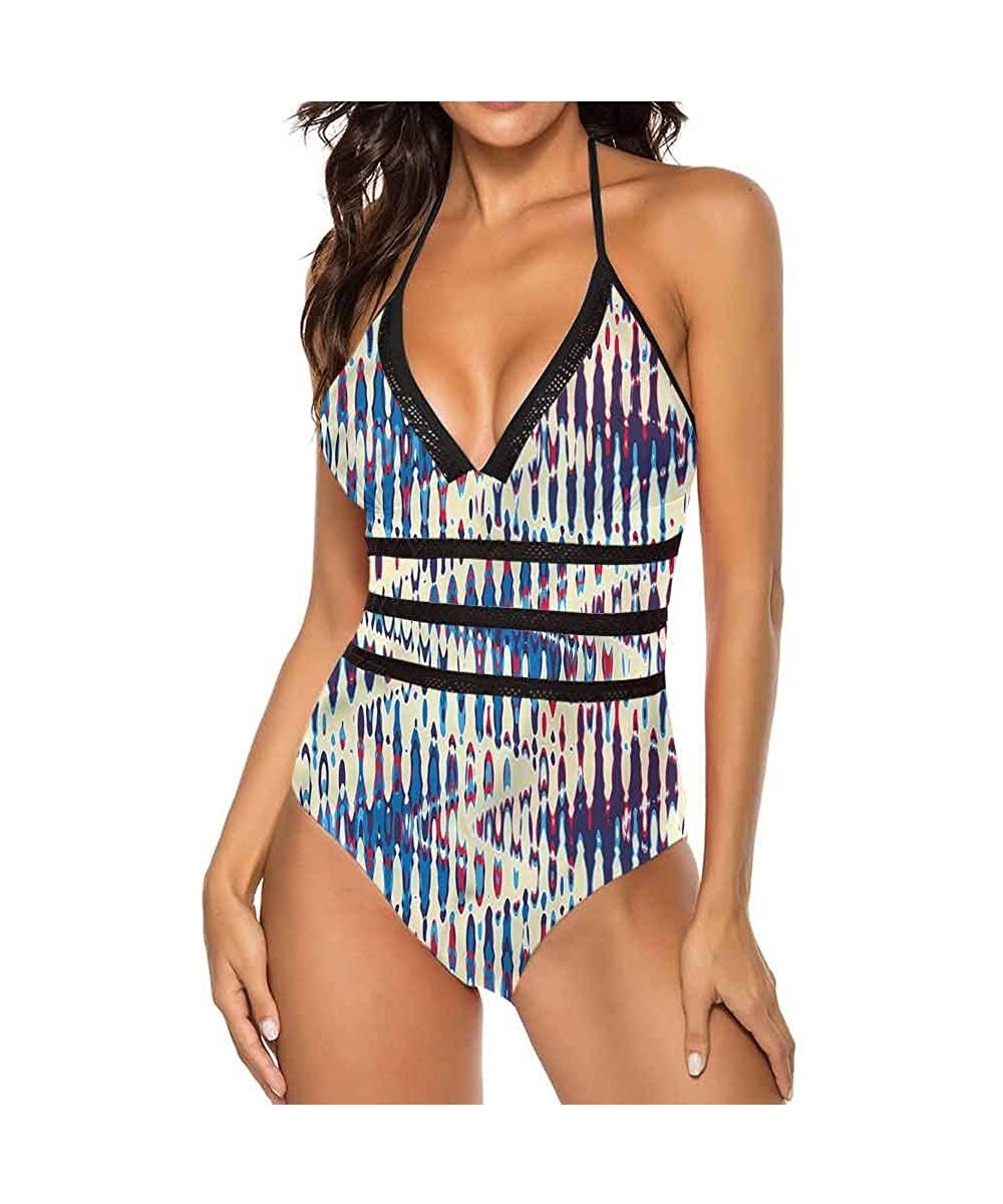 Bottoms Halter Swimsuits Jean Pattern on Denim Color Make You Feel Fun and Sexy - Multi 15 - CH190X2R2WE