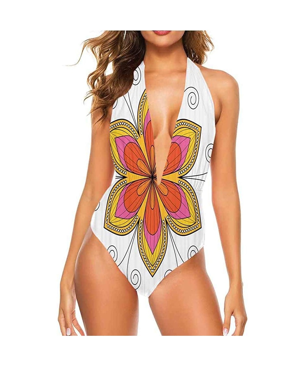 Cover-Ups Triangle Bikini Sets Flower Motifs Comfortable- Cute and Sexy - Multi 22 - CV19CA7NQWR