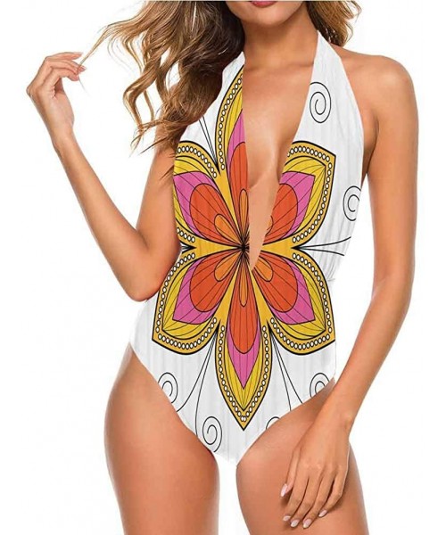 Cover-Ups Triangle Bikini Sets Flower Motifs Comfortable- Cute and Sexy - Multi 22 - CV19CA7NQWR