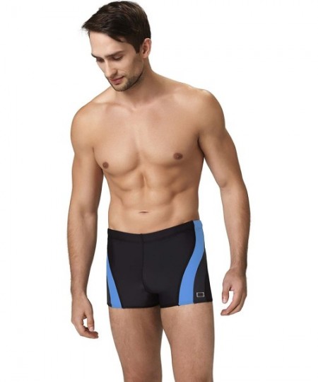 Trunks Men's Plain Swimming Trunks Philip III - Black - CQ18DWIN6EY