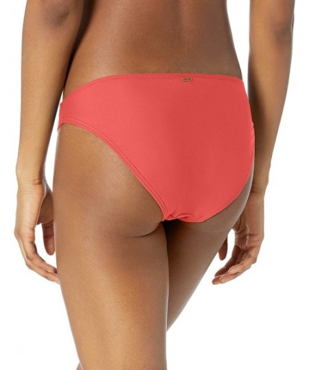 Bottoms Classic Surf Full Coverage Bikini Bottom - Red - CS18LXLNW5Q