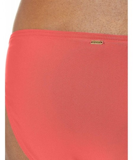 Bottoms Classic Surf Full Coverage Bikini Bottom - Red - CS18LXLNW5Q