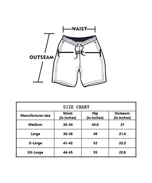 Board Shorts Mens Swim Trunks Quick Dry Beach Board Shorts with Mesh Lining Swimwear Bathing Suits - Japanese Blue and White ...