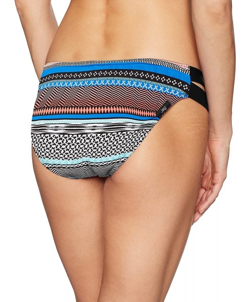 Tankinis Women's Ombre Stripe Strappy Side Bottom - Cobalt - CT18608OYWL