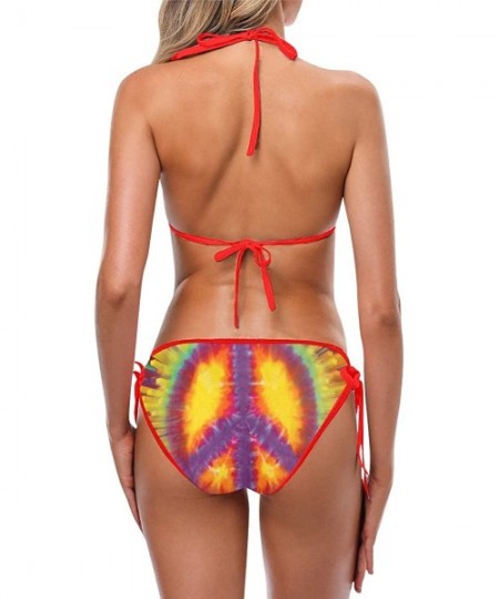 Sets Ethnic Tribal Boho Two Piece Bikini Swimsuit Swimwear for Women Girls Beachwear(S-5XL) - Multi 6 - CE18ECWQ4XM