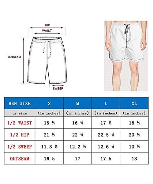 Board Shorts Mens Swim Trunks Summer Cool Quick Dry Board Shorts with Mesh Lining - Romanian Flag - CR18QZ2YW7Q