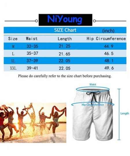 Board Shorts Men Fashion Swim Trunks Quick Dry Bathing Suits Board Shorts with Pocket - Dolphins Jump Ocean Sunset Marine Ani...