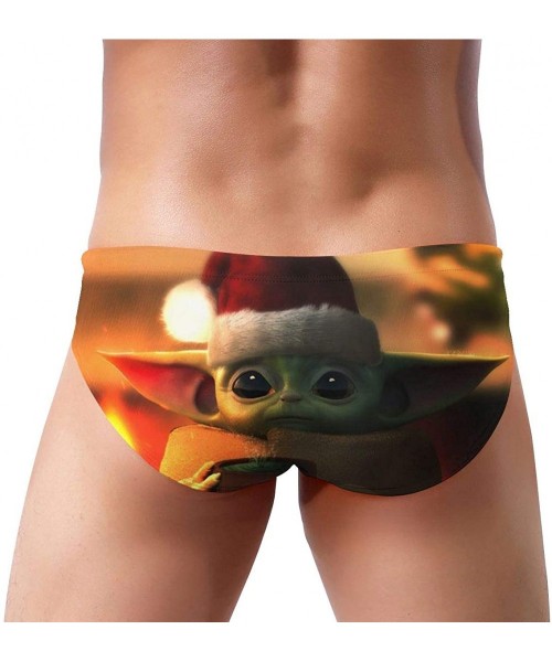 Briefs Star war Baby Master Mens Swim Briefs New Drawstring Bikini Sport Swimsuit - C61993T9I72