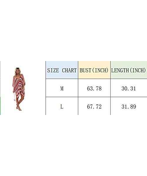 Cover-Ups Women's Swimsuit Cover Ups Crochet Lace Bikini Bathing Suit Beachwear Swimwear Hollow Out Dress Beach Cover Up - Re...