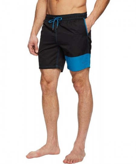 Trunks Men's Dale Solid Swim Trunks- Black- S - CZ185IMZ33Q